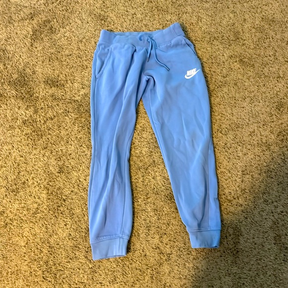 Blue Nike Kids joggers - Picture 1 of 1